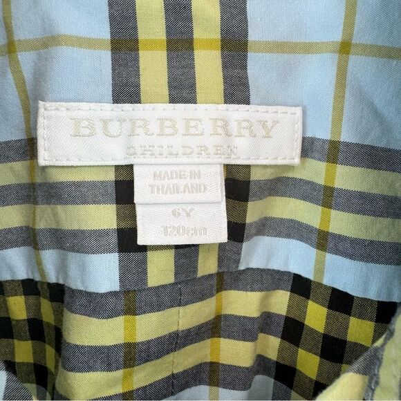 Burberry Button Down Polo Boys Shirt Bundle 6/7 - Picture 4 of 12
